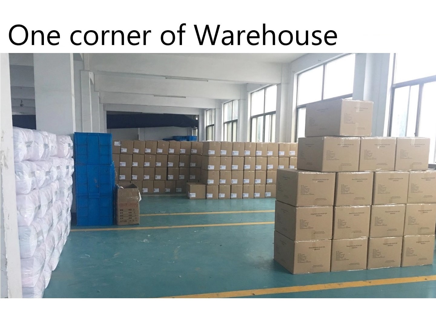 One corner of warehouse